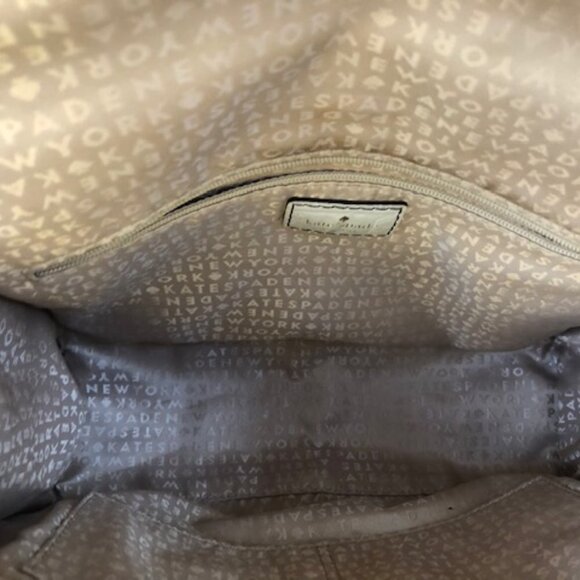 KATE SPADE Doris Orchard Valley Grey Leather Satchel/Shoulder Bag - Picture 9 of 17